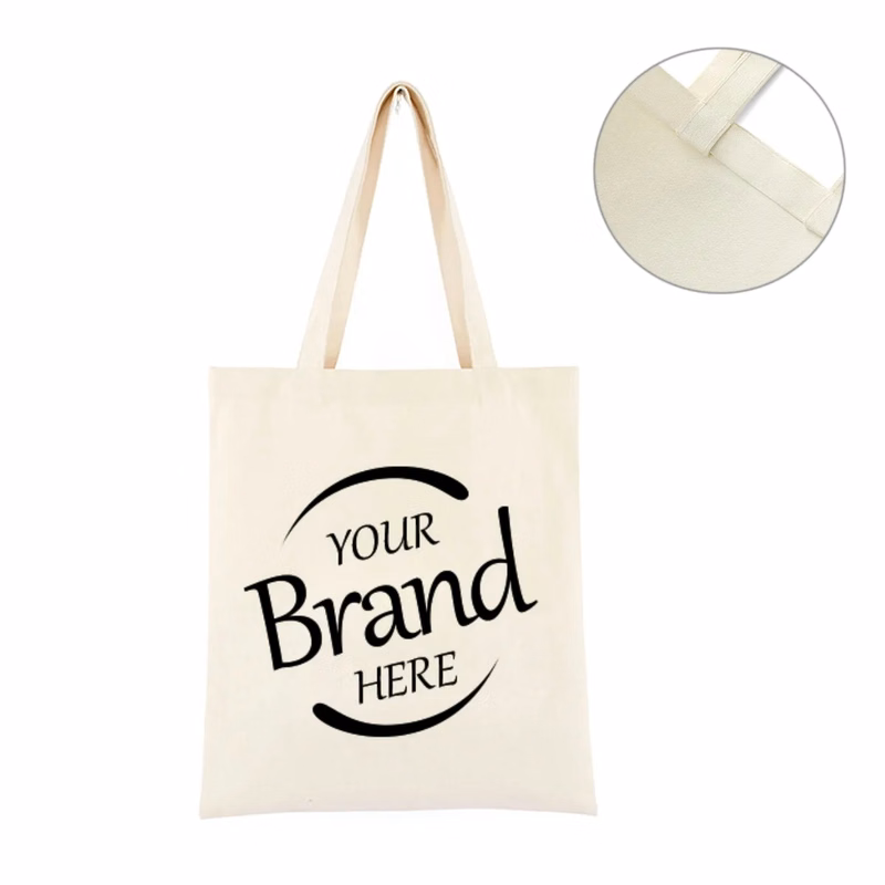 White Economical Canvas Tote Bag