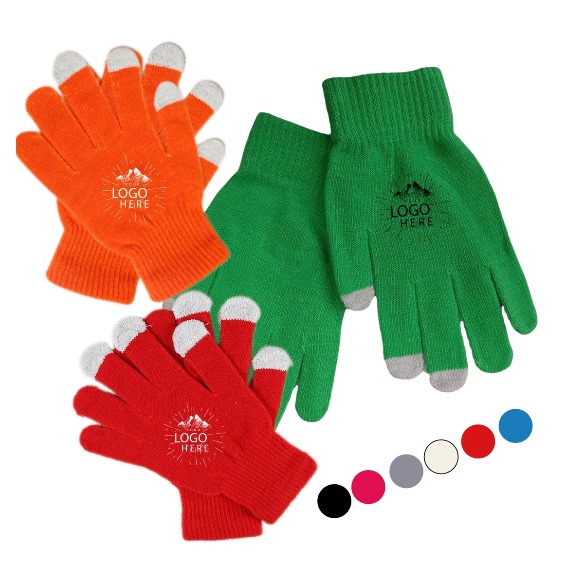 Touch Screen Knitted Winter Gloves 1