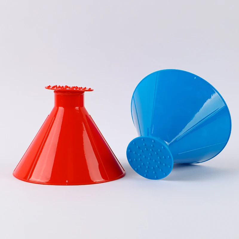 2 In 1 Multifunctional Car Snow Scraper Refueling Funnel 1