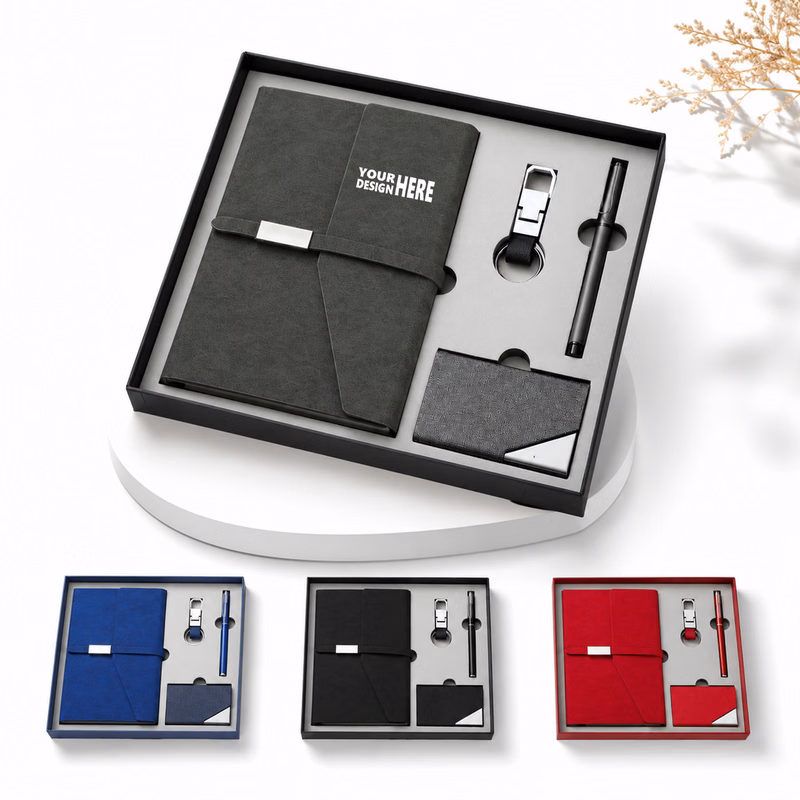 Notebook Card Holder Gift Set