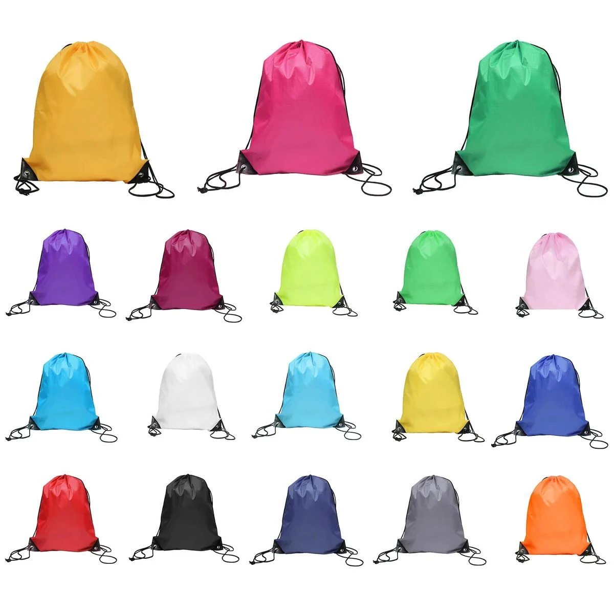 Folding Sport Backpack Drawstring Bag 1