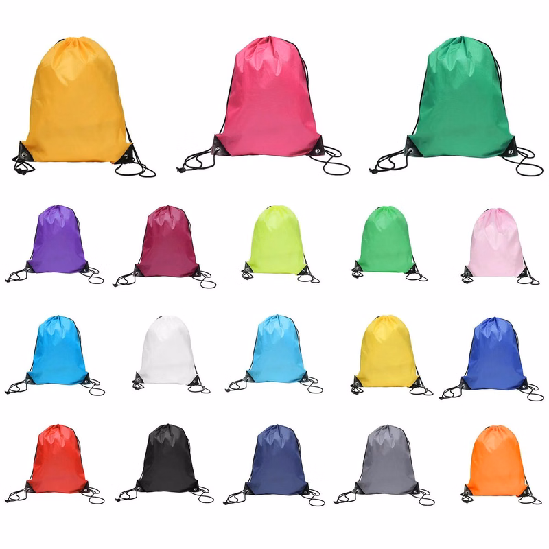 Folding Sport Backpack  Drawstring Bag