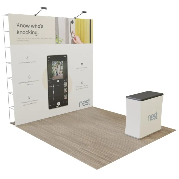 Pop Up Display Straight 10 ft 1