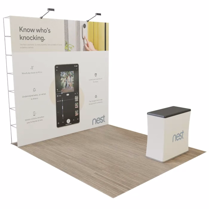 Pop Up Display Straight 10 ft