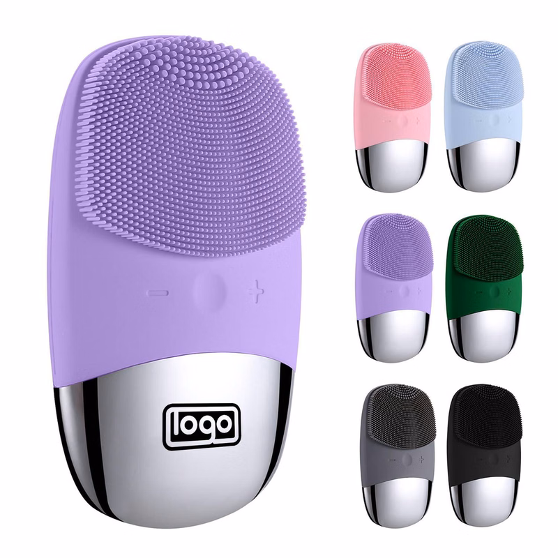 Silicone ultrasonic facial cleanser washing machine