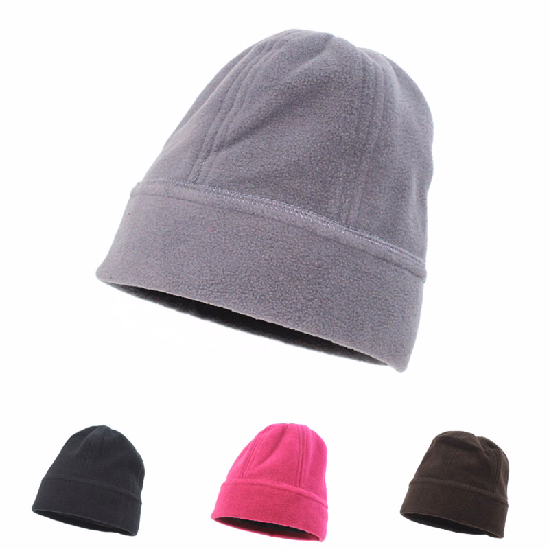 Winter Soft Polar Fleece Thick Windproof Skull Cap