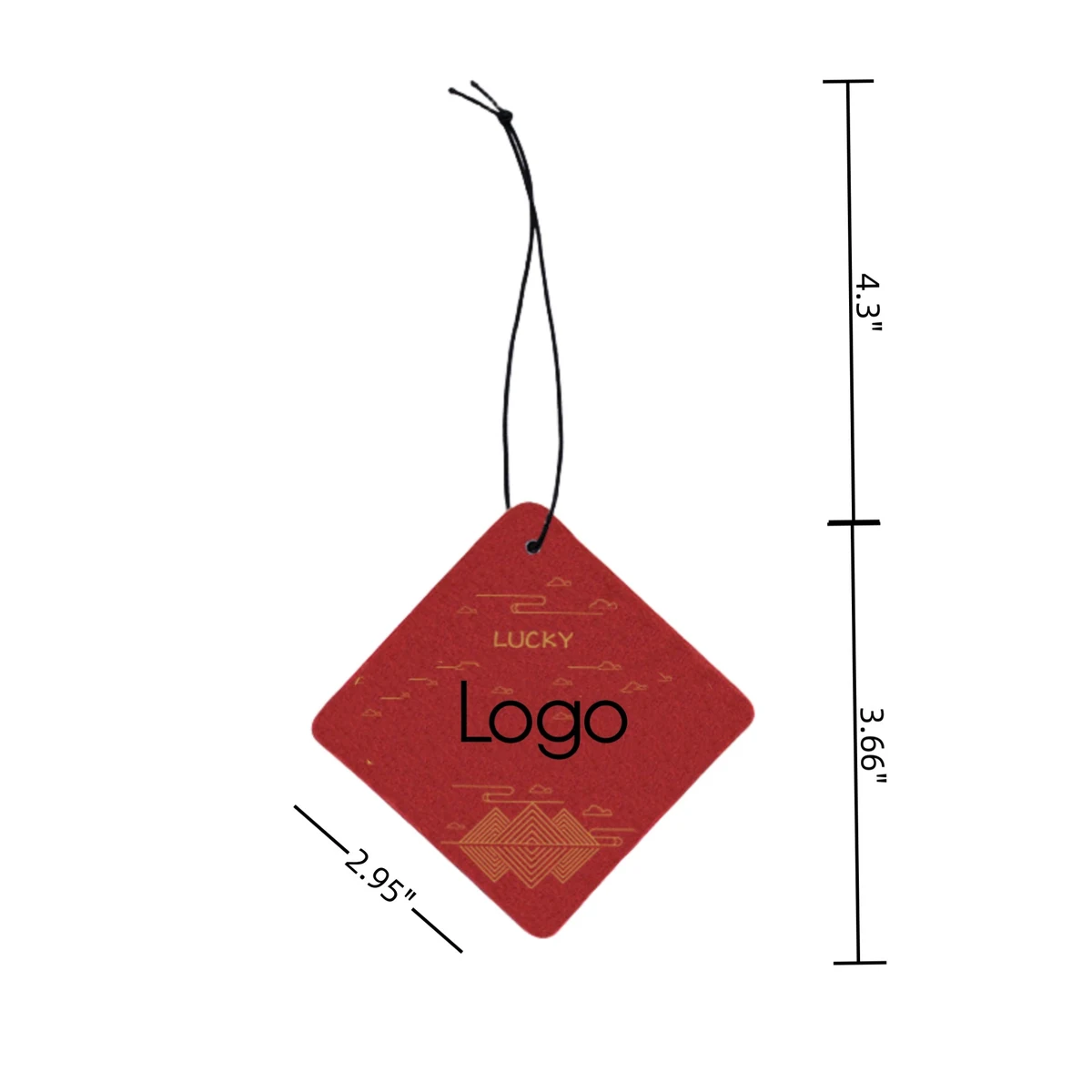 Customizable Hanging Car Air Freshener 1