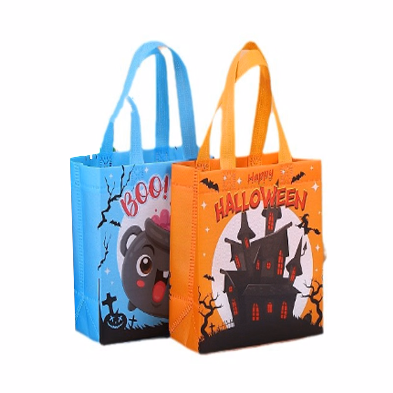 Custom 12"L x 4"W x 16"H Full Color Non Woven Fabric Shopping Promotion Tote Bag
