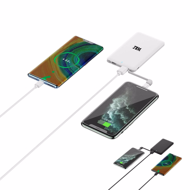 4000mAh Power Bank with Built In Cable