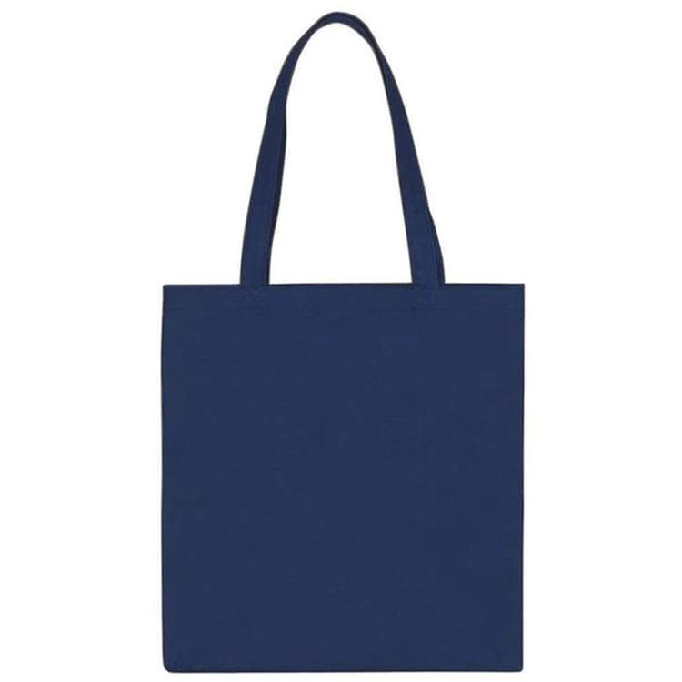 Recycled Shopping Totes - Navy Non-Woven 1
