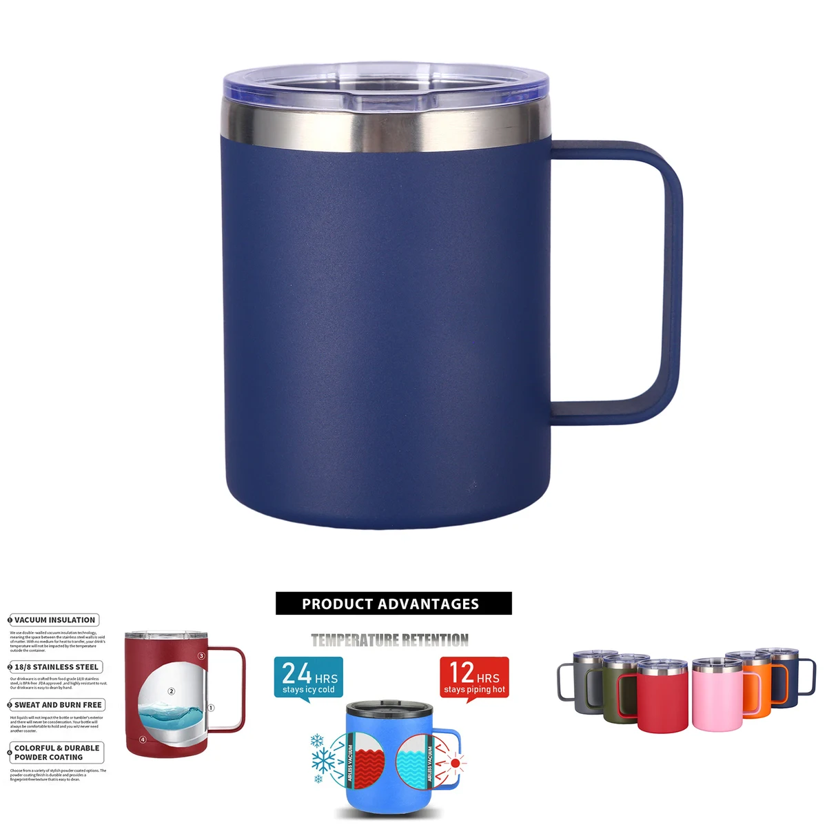 12oz Coffee Mug Cups 1