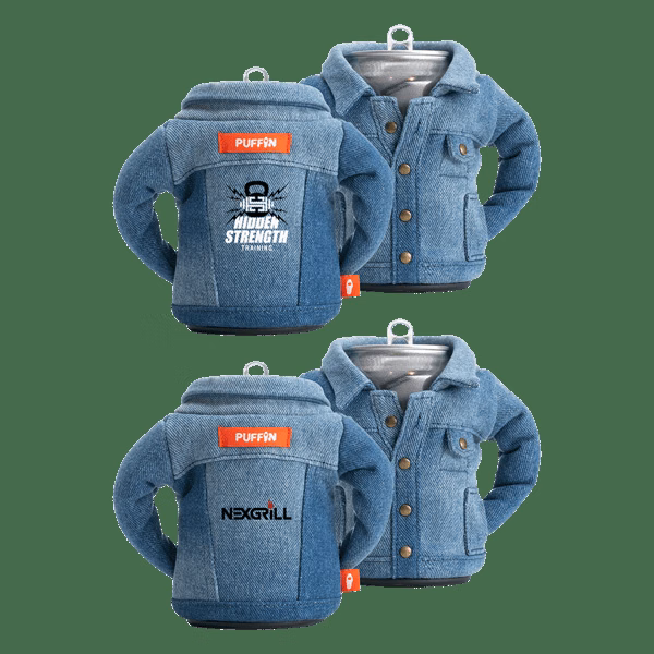 The Denim Can Cooler, By Puffin Drinkwear