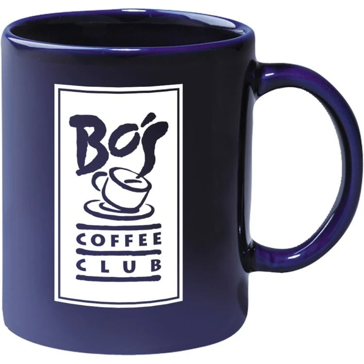 11oz Cobalt Ceramic Mug 1