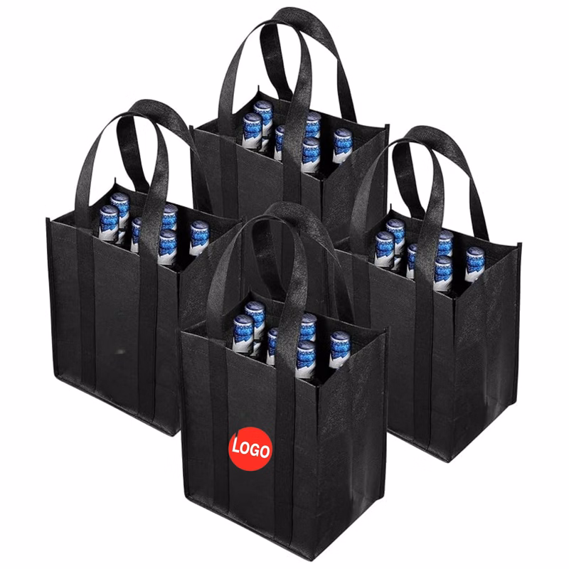 Portable 6 Bottle Non-Woven Wine Bags