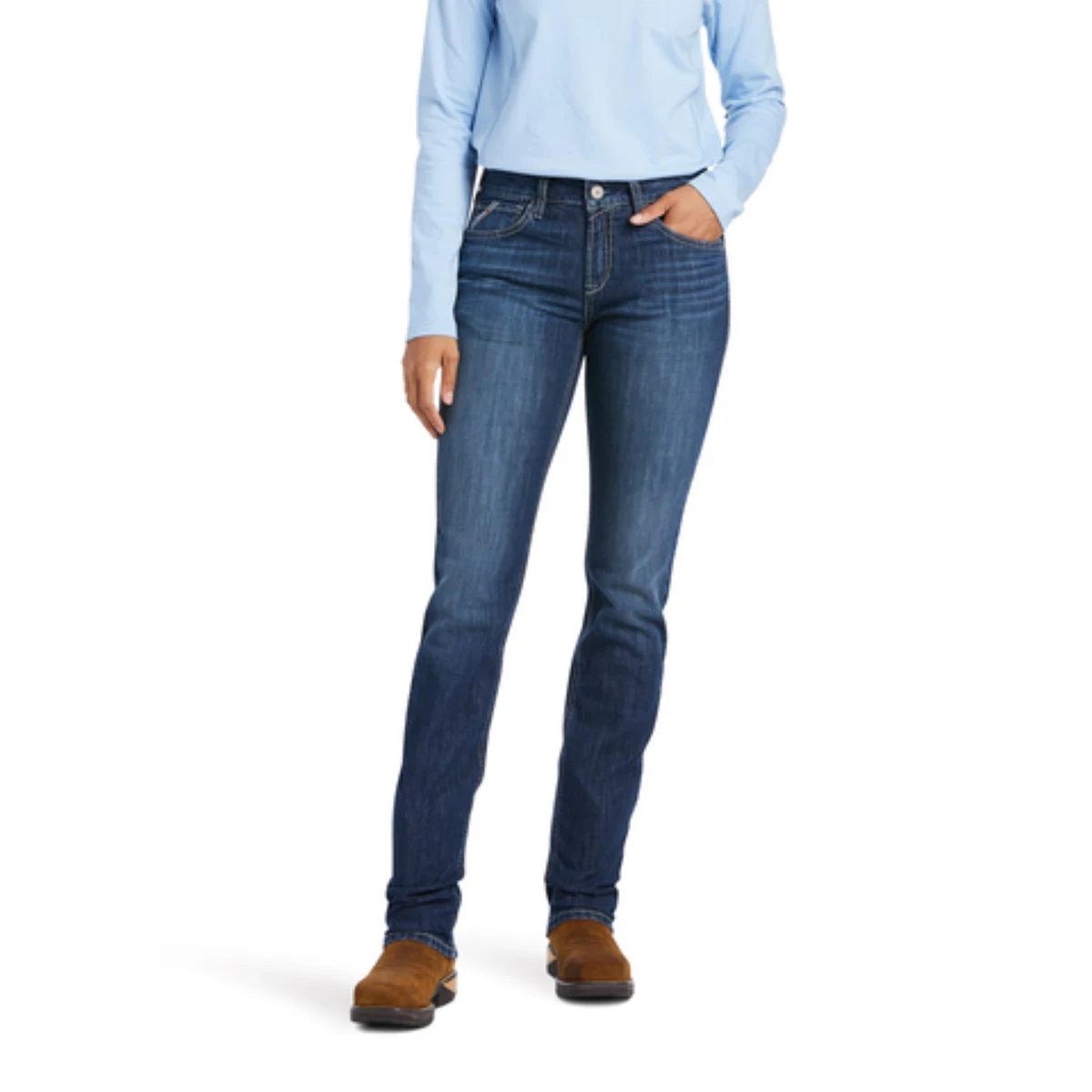 Ariat FR Perfect Rise DuraLight Stretch Avelynn Slim Leg Jean 1