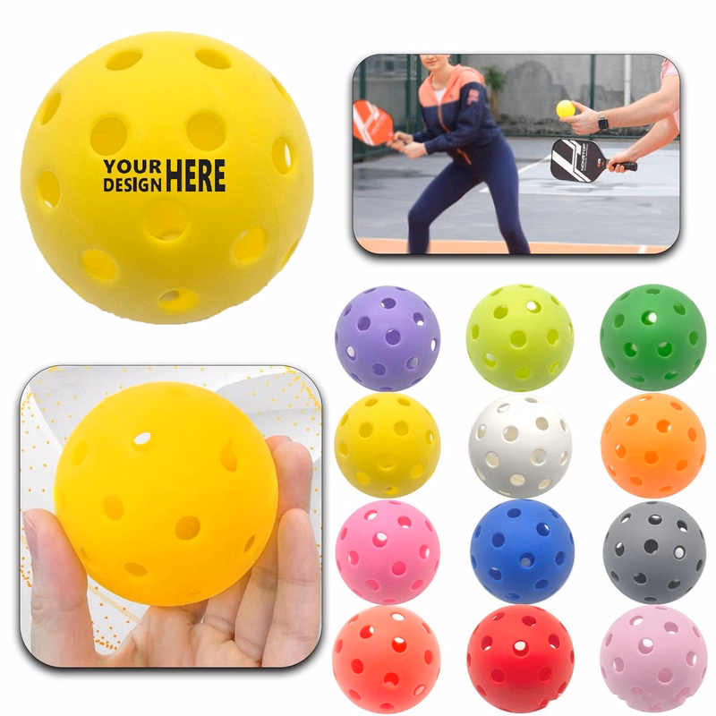 TPE Pickleball Training Ball Indoor Outdoor Game Ball