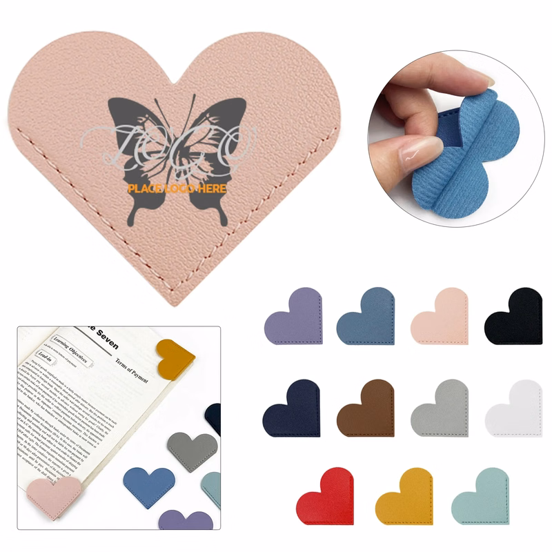 Leather Heart Bookmark