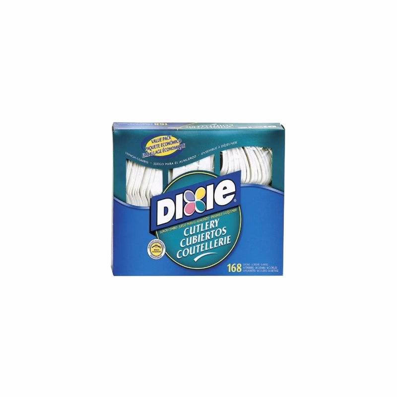 Cutlery Combo Box - Forks/Knives/Spoons Heavyweight White