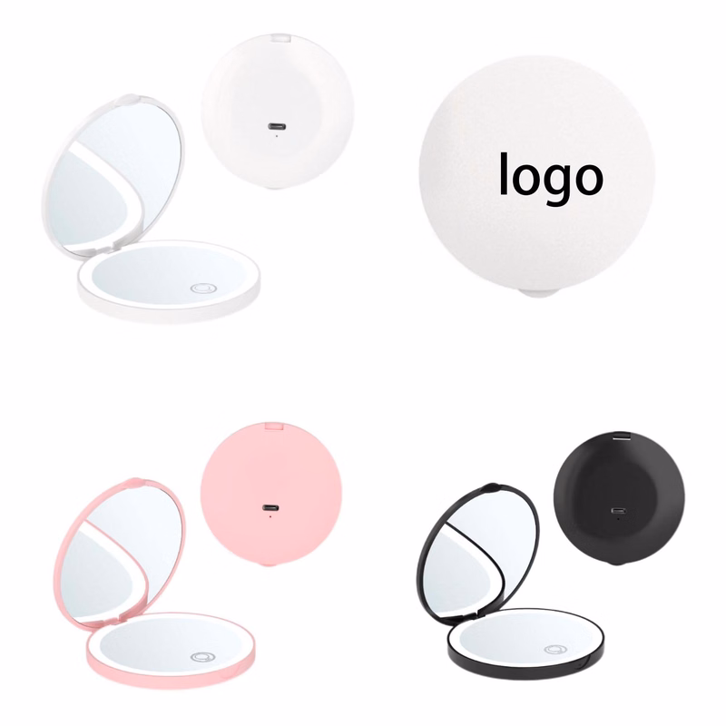 Rechargeable Foldable LED Small Mirror