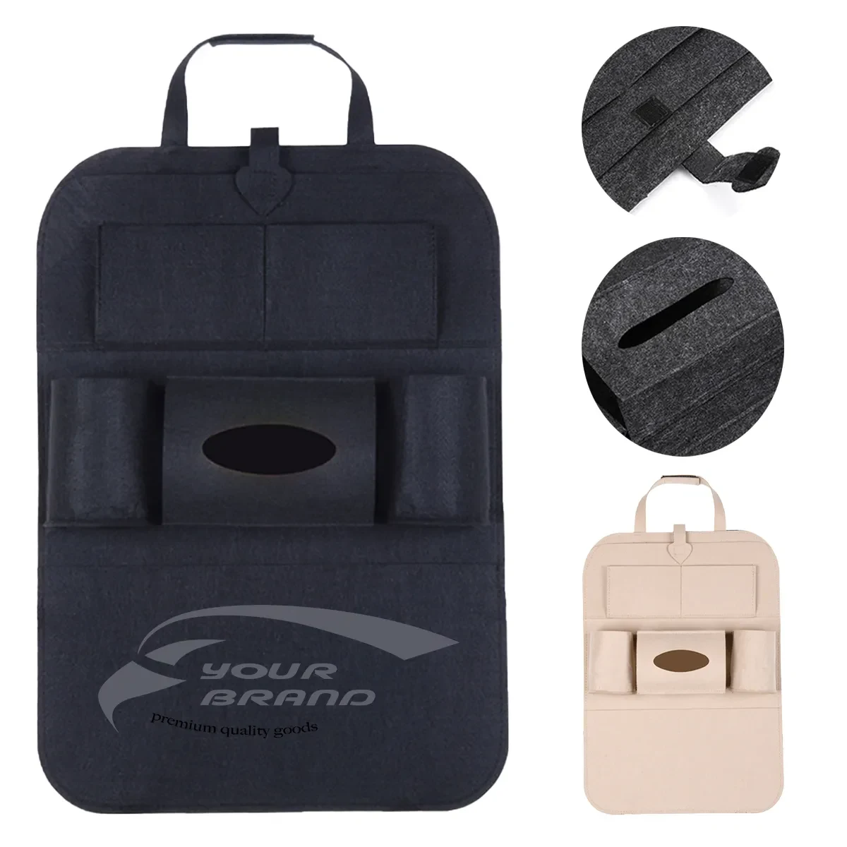 Hanging Car SeatBack Organizer With Shoulder Strap 1
