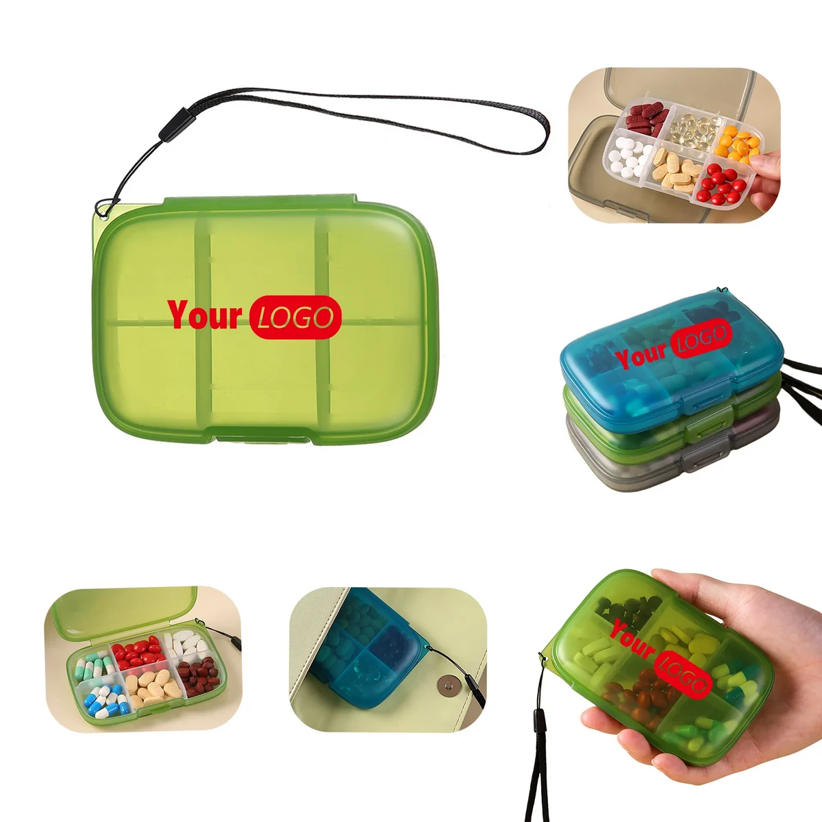 Transparent PP Pill Box 1