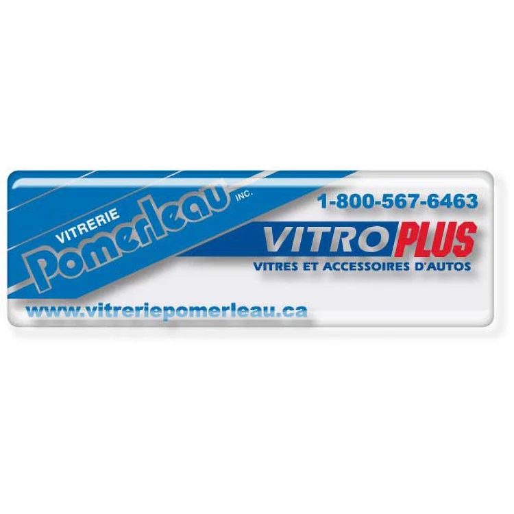 Custom Screen-Printed Clear Domed Decal (Up to 4 Sq. Inch) 1