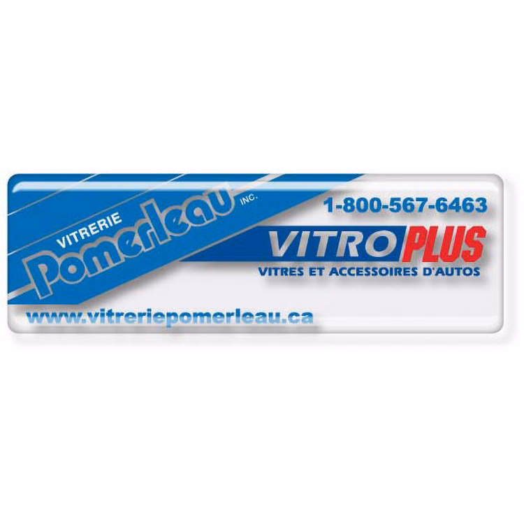Custom Screen-Printed Clear Domed Decal (Up to 4 Sq. Inch)