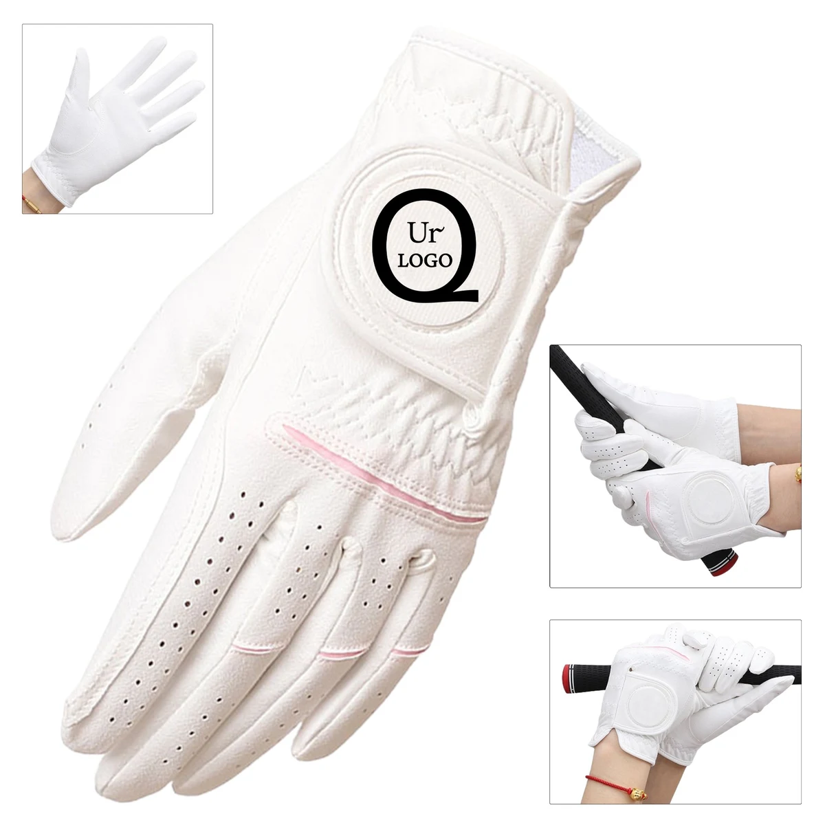 Women'S Microfiber Golf Gloves 1