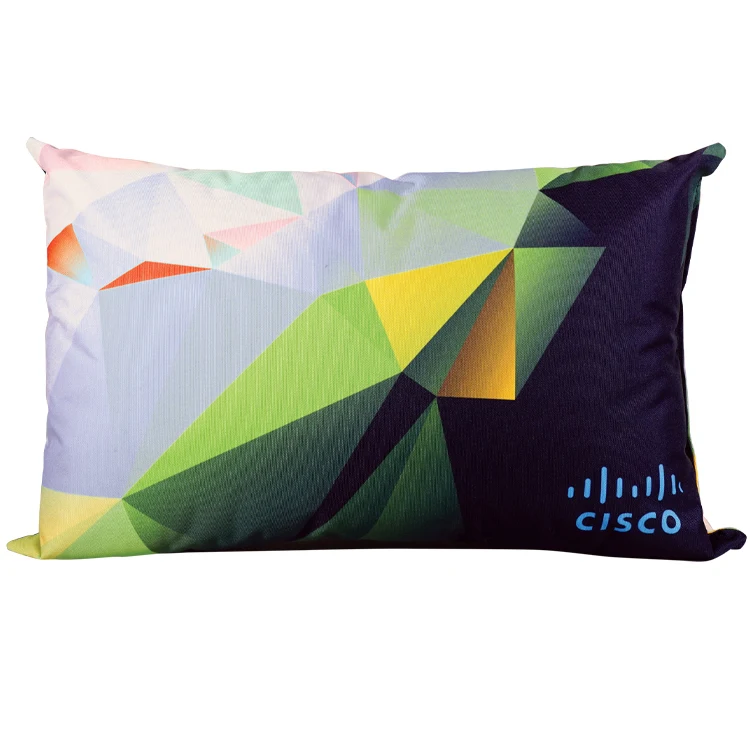 Sublimated 14"H x 22"W Lumbar Pillow 1
