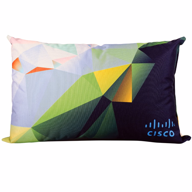 Sublimated 14"H x 22"W Lumbar Pillow