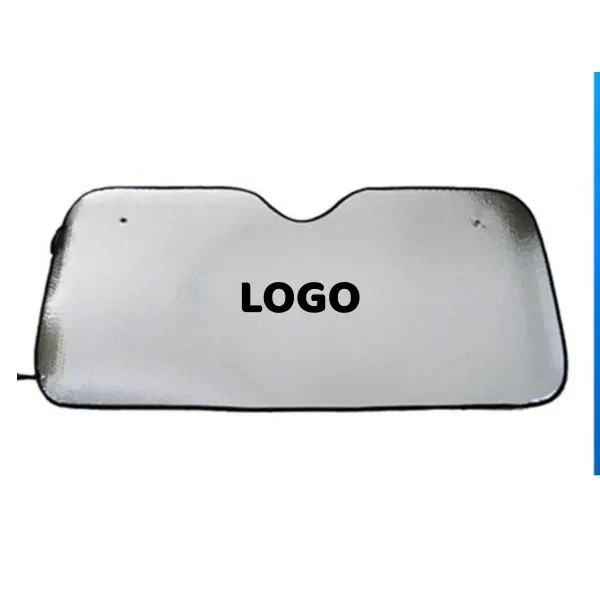 Silver Reflective PE Bubble Car Windshield Sunshade 1