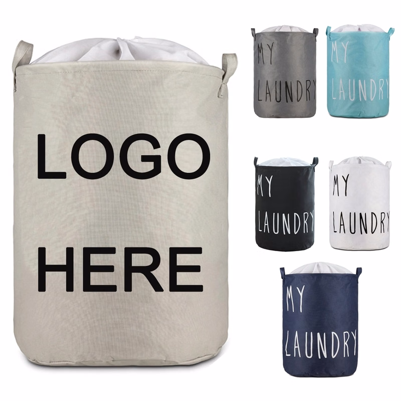 Custom Portable Laundry Hamper & Folding Storage Basket