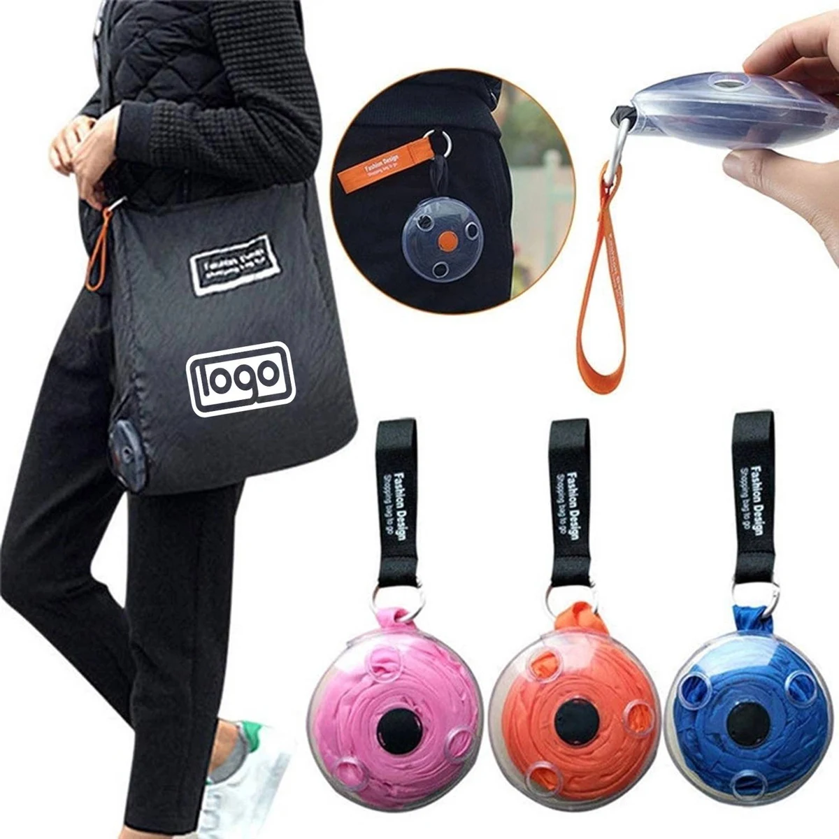 Reusable Roll Up Shopping Bag 1