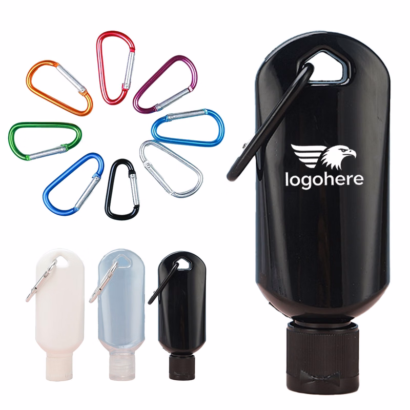 Travel Size Refillable Gel Bottle with Clip