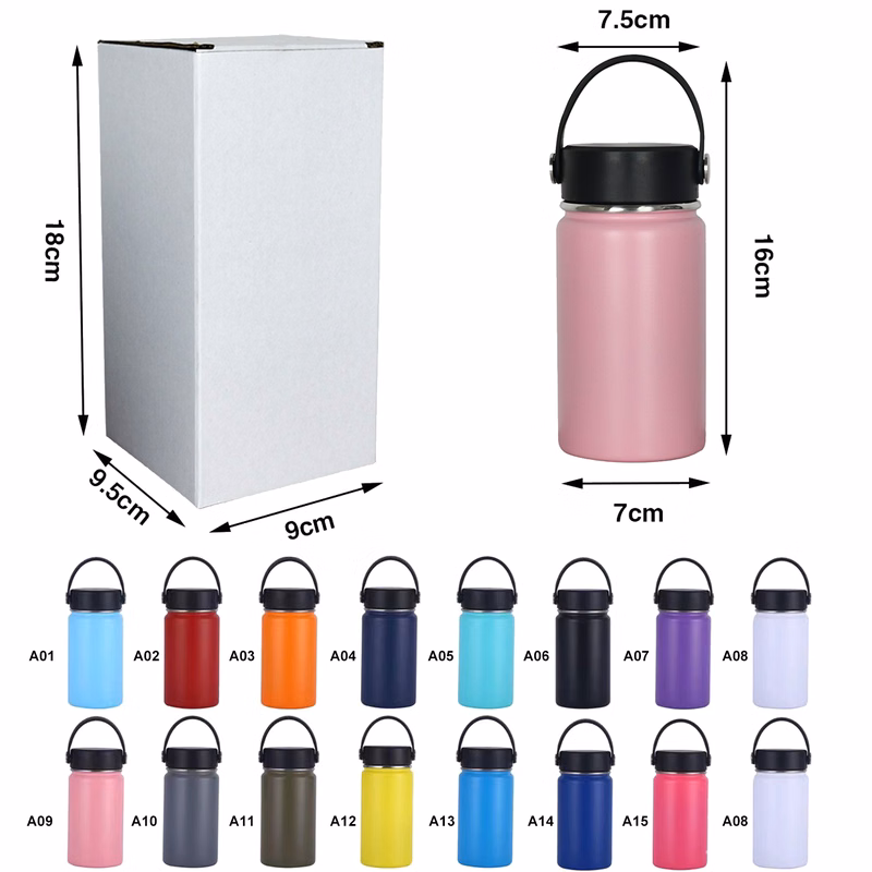 12 OZ Wide Mouth Bottle with Flex Sip Lid