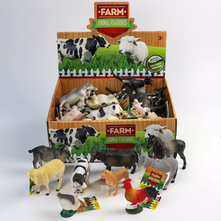 Plastic Farm Animal Figures - Assorted Ages 3+