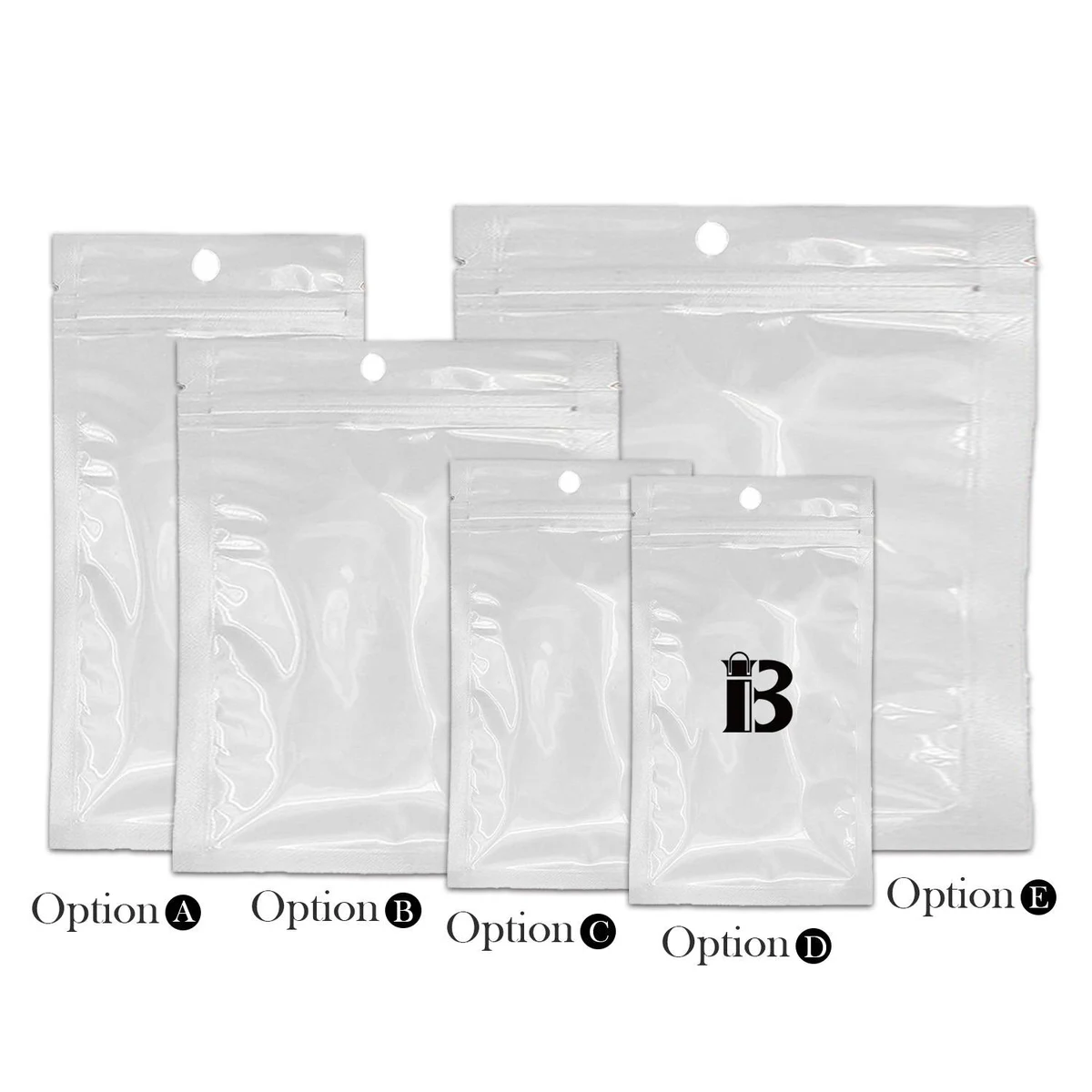 Clear Lock Printed Bags Pockets With Hang Hole 1