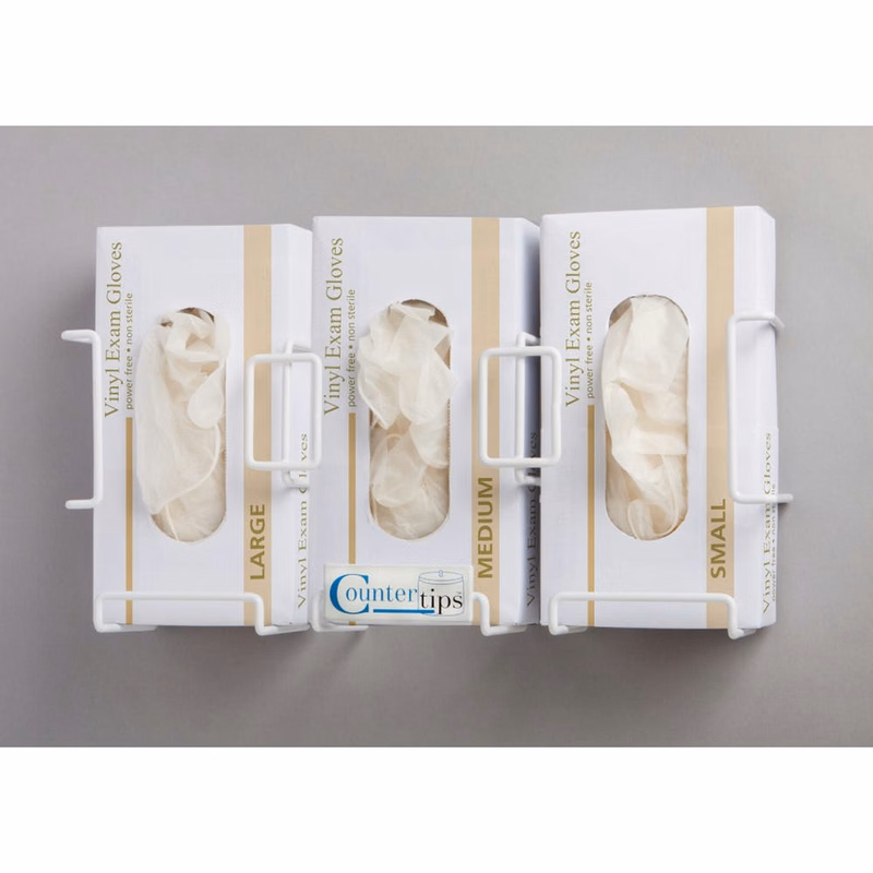 Glove Box Dispenser - Triple Vinyl 17.3" x 7.7"