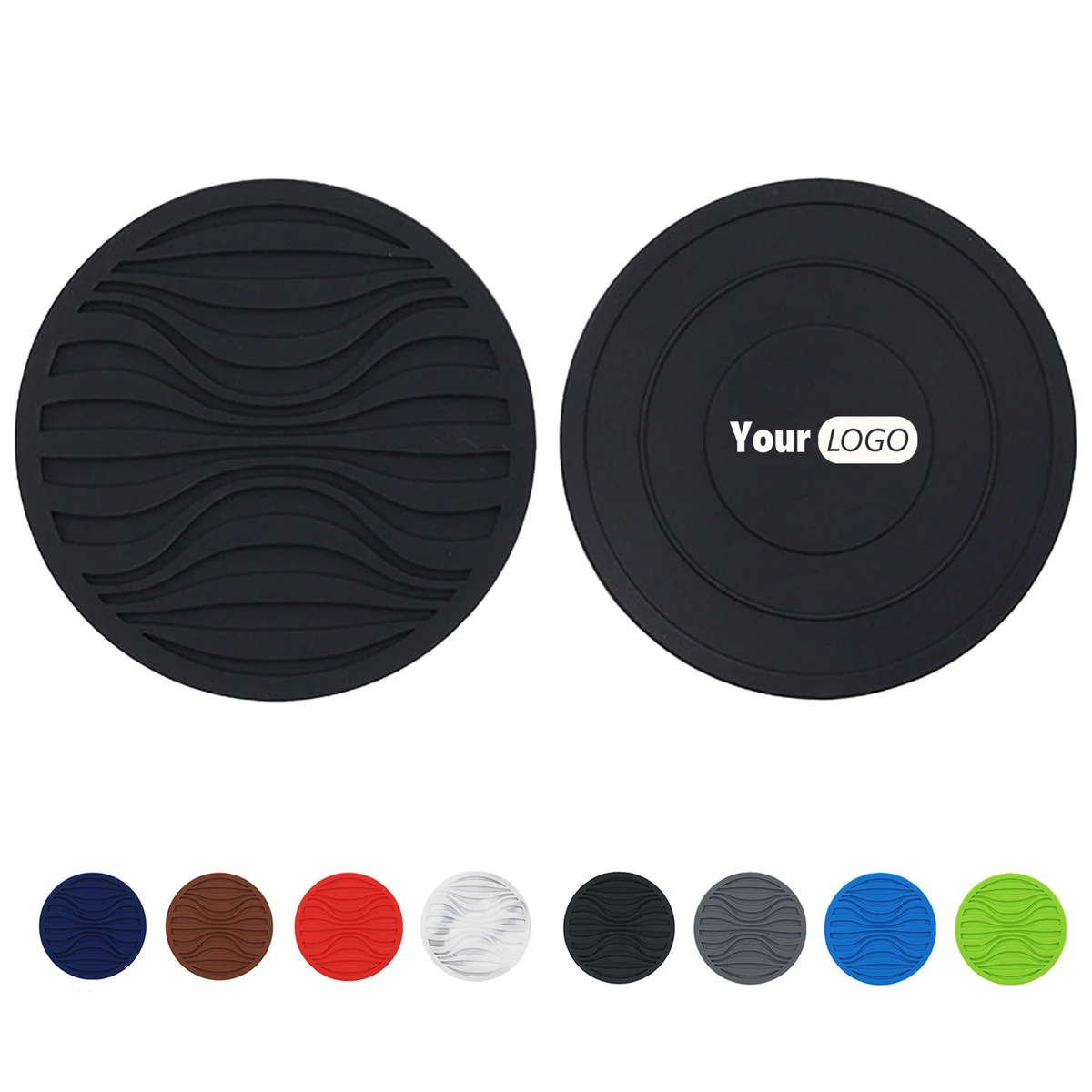 Non-Slip Round Soft Coaster 1