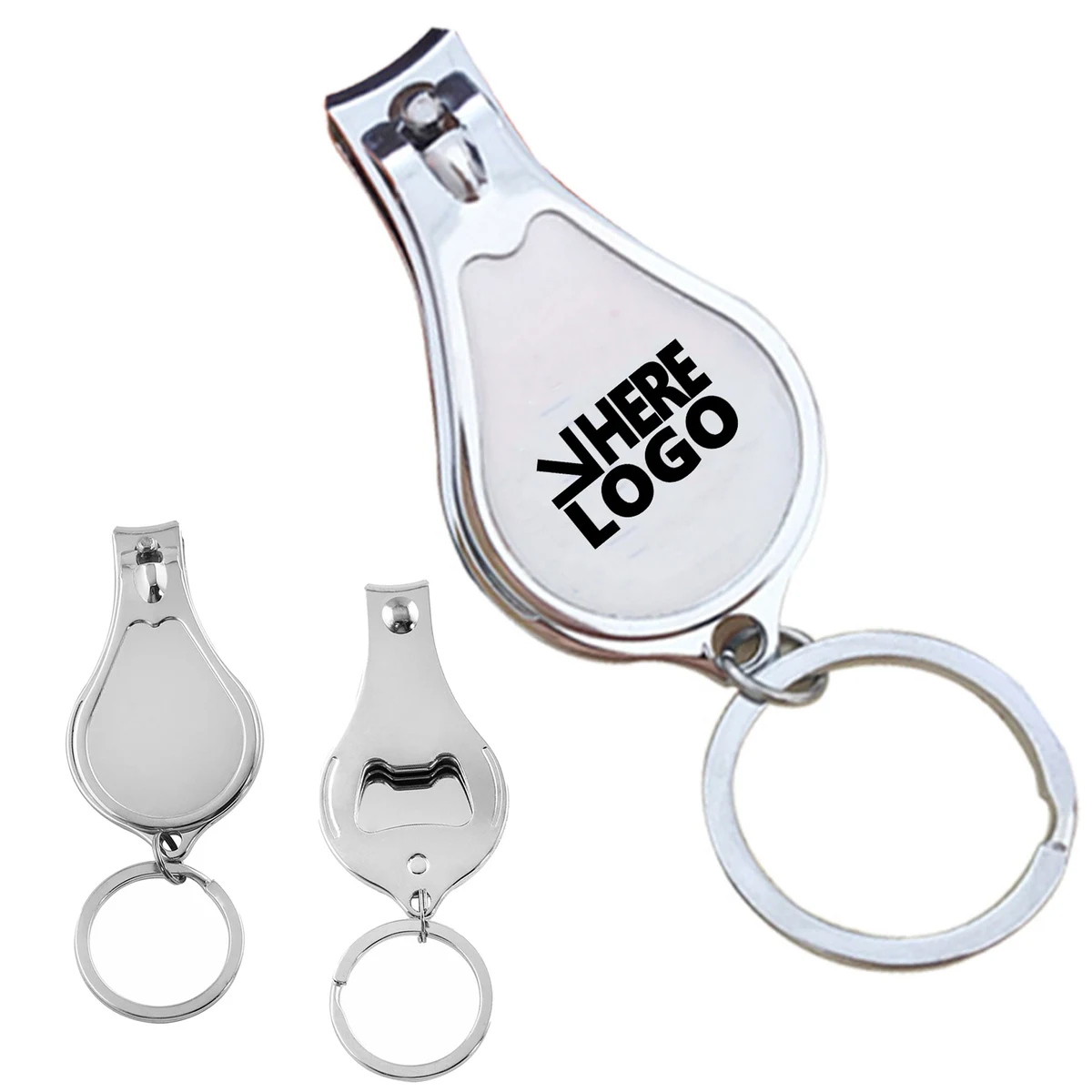 MOQ 20 Bottle Opener Nail Clipper Keychain 1