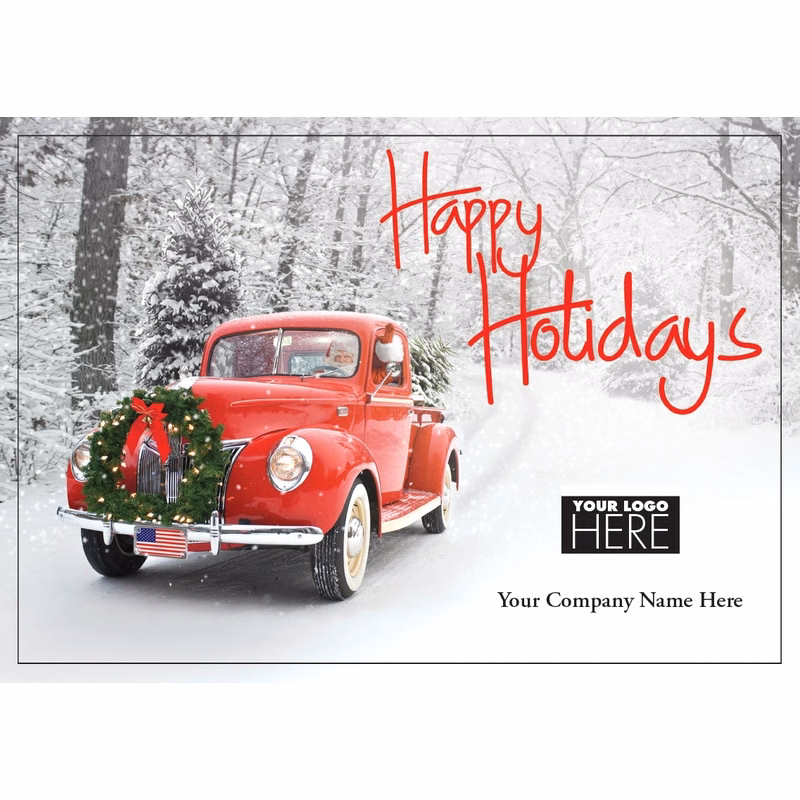 Rolling Home Holiday Logo Cards
