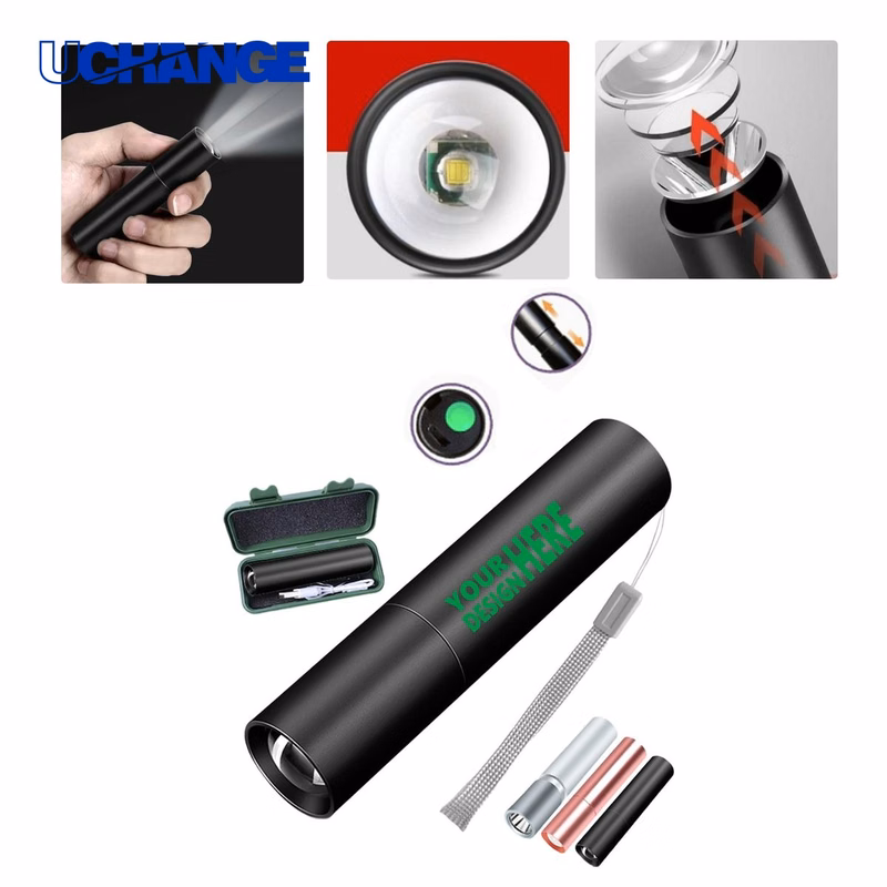 Multi-Function Mini LED Rechargeable Flashlight Tool
