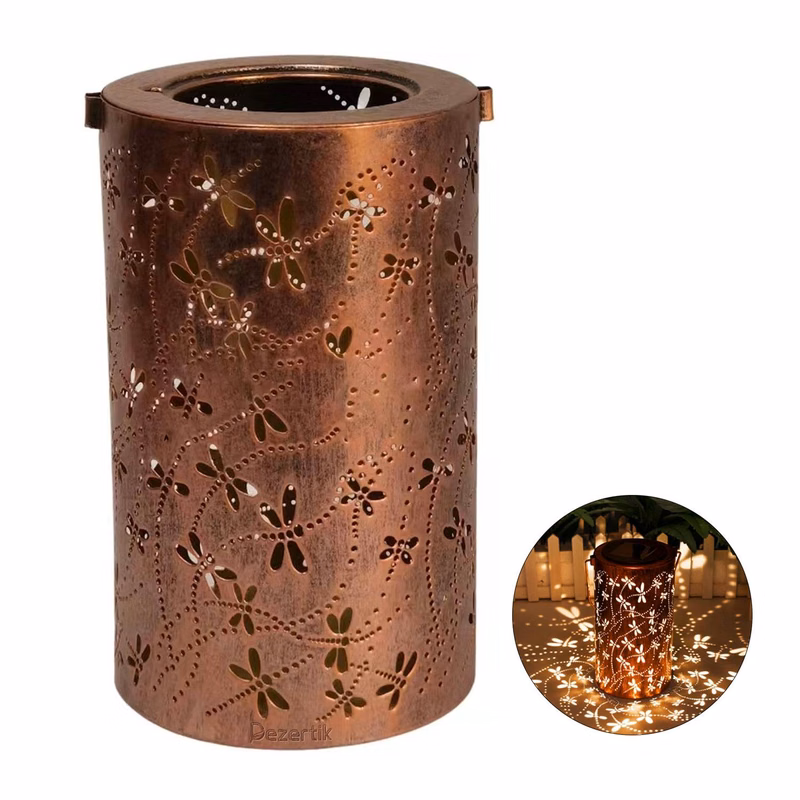 Solar Outdoor Waterproof Garden Decoration Dragonfly Lamp