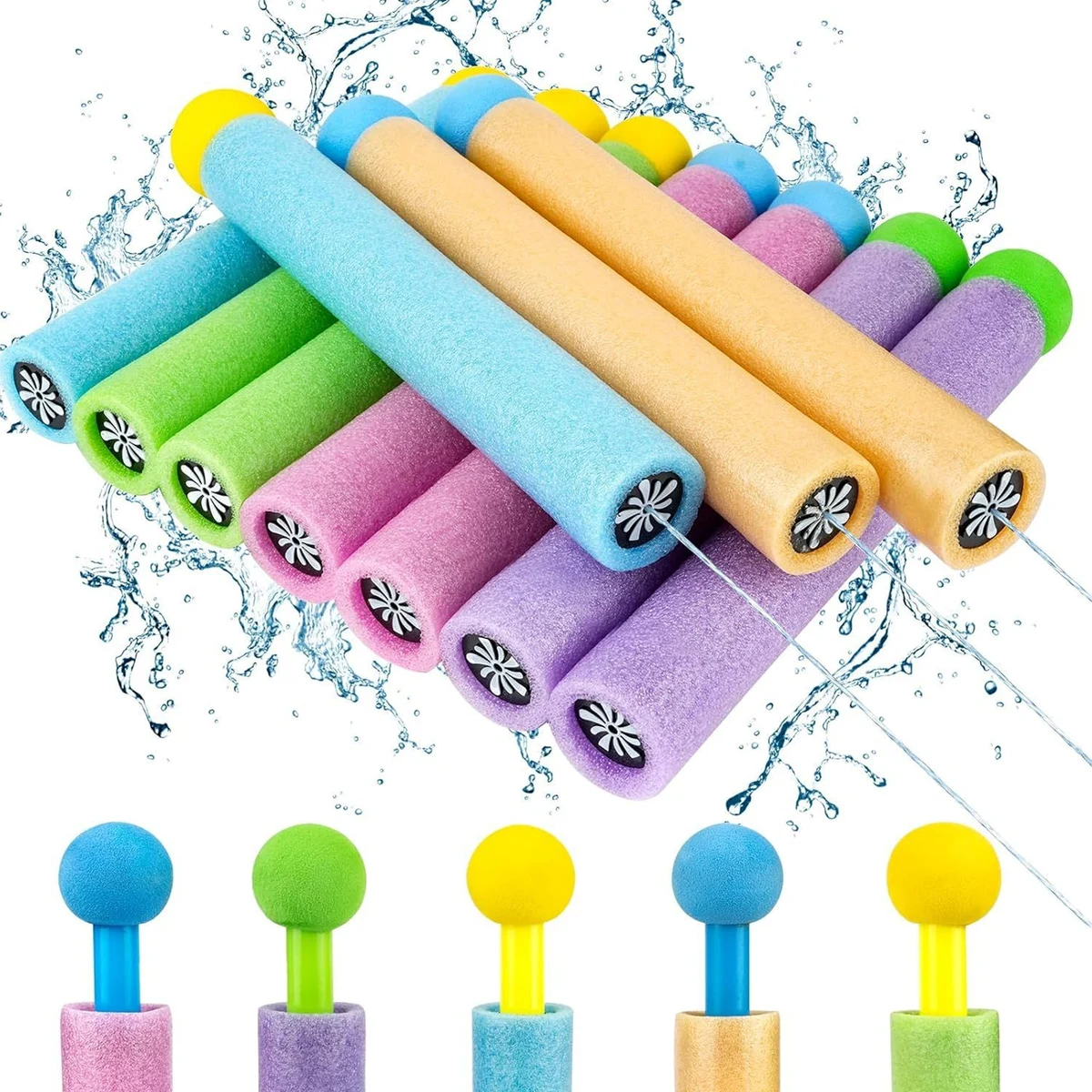 Custom Foam Squirt Cannon 8.5"L X 1.2"W 1