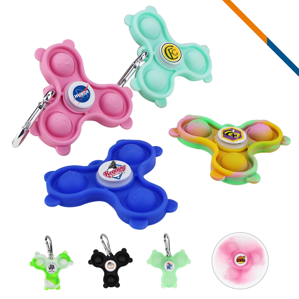 Kiya Push Bubble Fidget Spinner 1