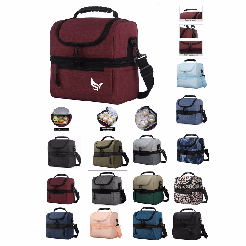 Insulated Lunch Bag with Embroidered Logo