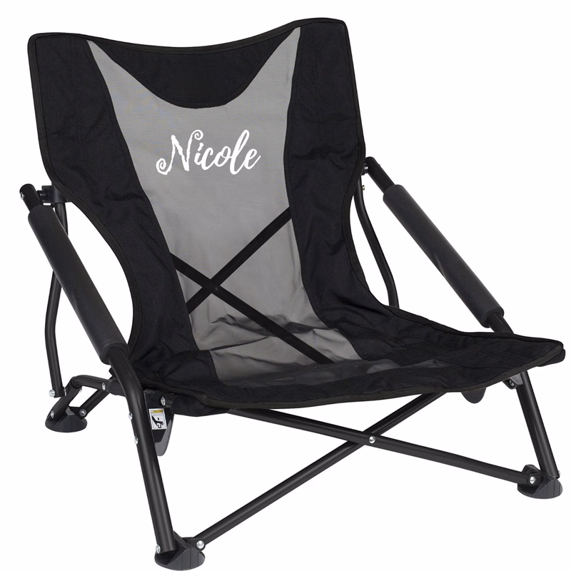Aluminum Frame Oxford Folding Beach Chair