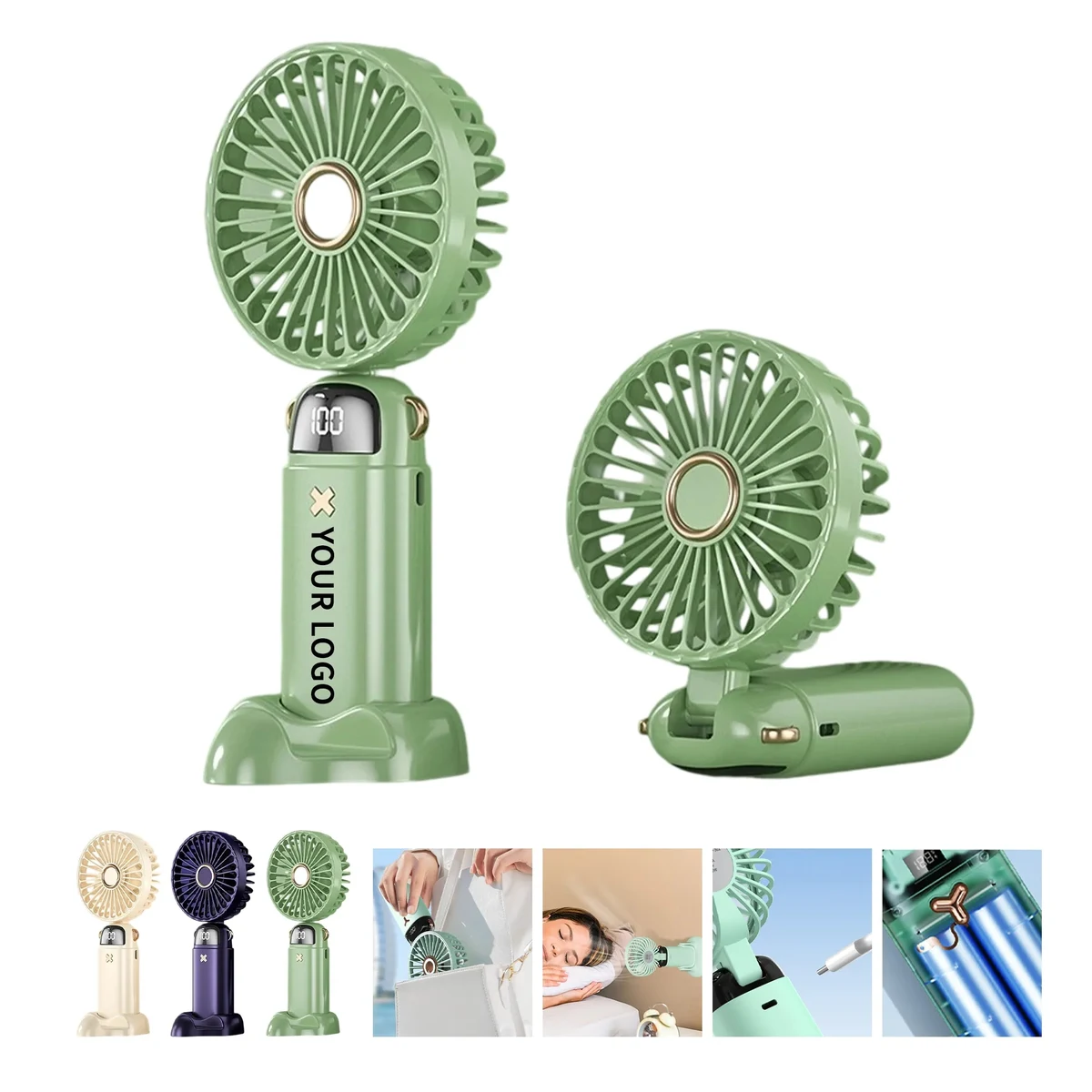 Portable Fan USB Folding ABS 1
