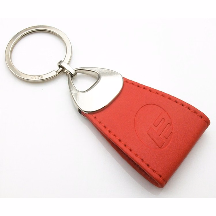 Authentic PU Leather Key Chains with Custom Logo