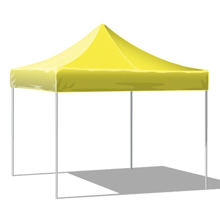 10x10 Canopy plain yellow top 1